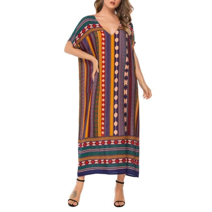 robe maxi manche courte