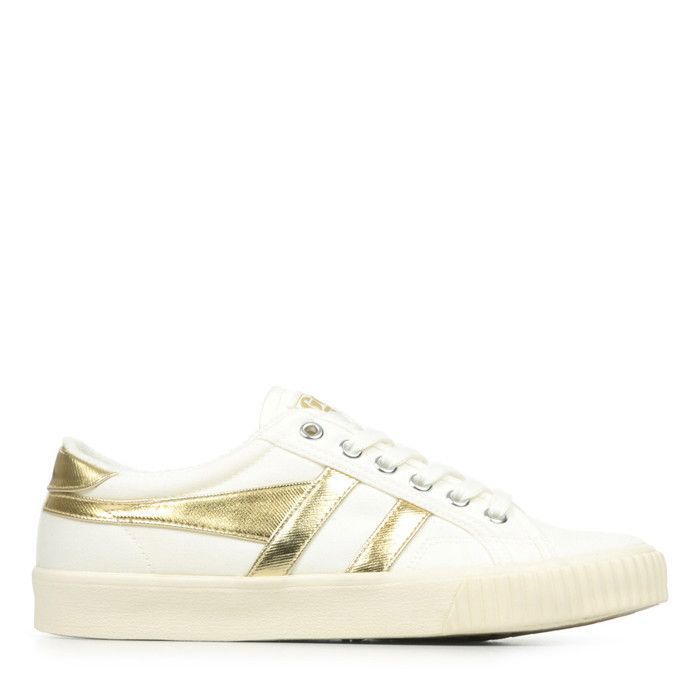 Gola Baskets Gola Tennis Mark Cox Blanc - Femme/Adulte - Lacets - Plat - Textile