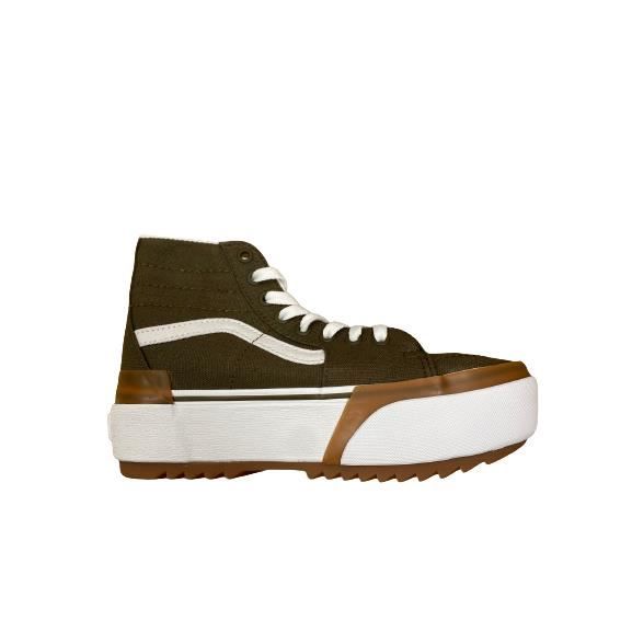 Vans Baskets Vans Sk8-HI Tapered Canvas Dark Olive VN0005U2DOL1