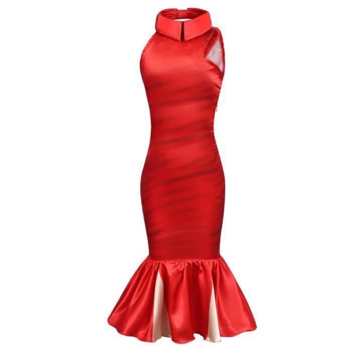 Costume Magicienne / Bonne Sorcière Pour Fille - Robe à Paillettes Et Tulle - Fermeture Éclair Dos - Taille 5-6 Ans à 13-15 Ans - 10