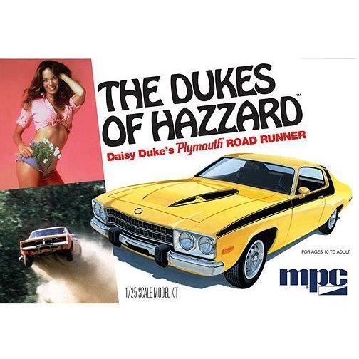 The Dukes Of Hazzard Daisy Duke's Plimouth Road Runner Plastic Kit 1:25 Model