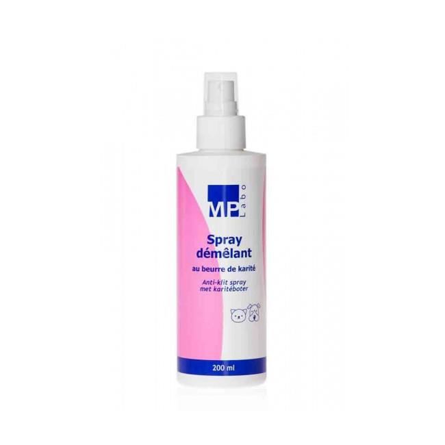 Spray démêlant pour chien et chat - MP LABO - Beurre de karité - 200 ml - Démêlage facile - Brillance et douceur