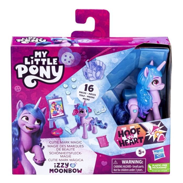 Figurine My Little Pony - MY LITTLE PONY - Marques de beauté - Modèle Cutie Marks - Multicolore - Rouge
