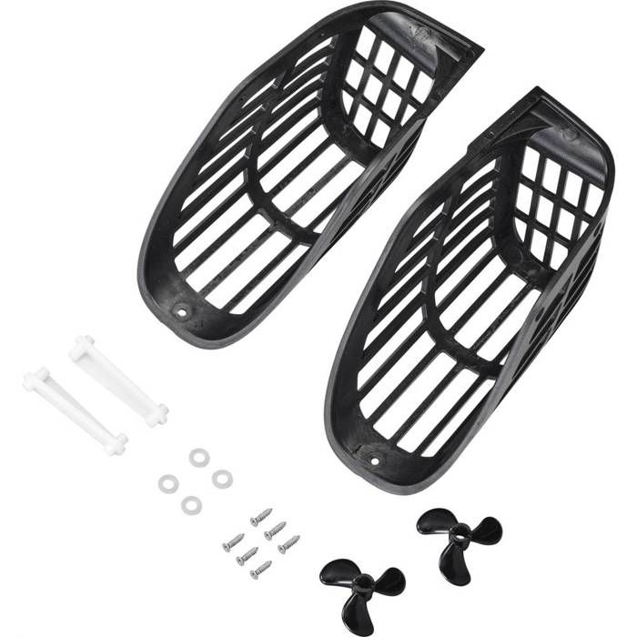 Paire D'hélices 3 Pales Pour Bateau RC – Diamètre 28 Mm, Arbre 4 Mm – En Alliage De Zinc, Gauche Et Droite