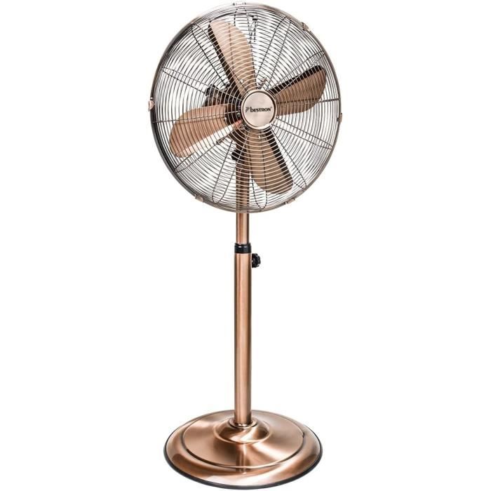 Ventilateur Sur Pied EXTRALINK 40cm - 3 Vitesses, Oscillant, Puissance 45W - Neuf, Classe A++