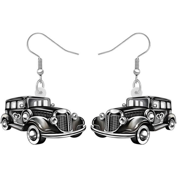 Boucles D'oreilles Clips Biche De Bere – Étain Argenté – Édition Limitée 48/97 – Gris