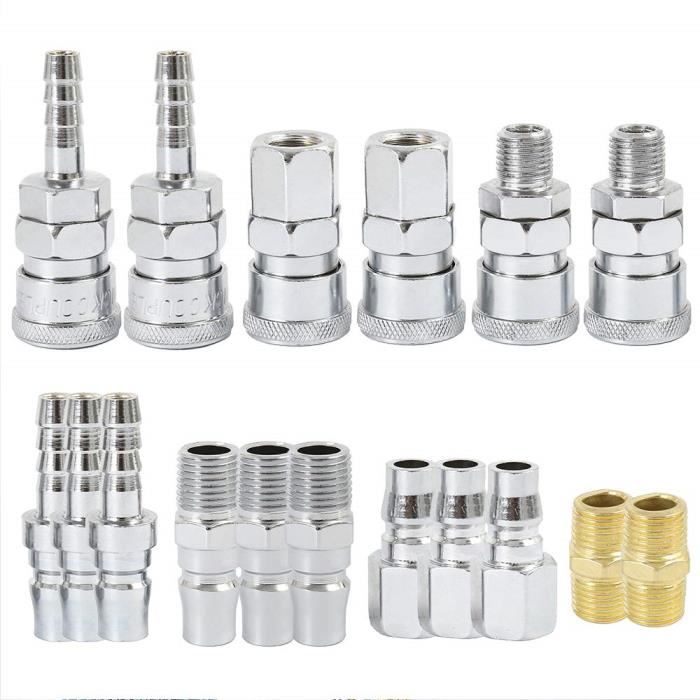 Hex d/'obturation Plug 1//4/"//3//8/" Port Air Ligne Compresseur Raccord