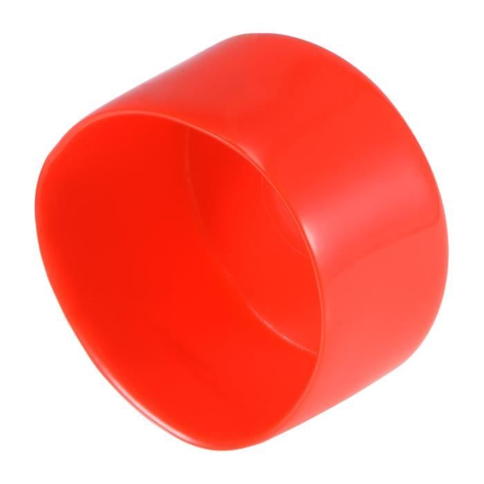 100 Pièces Embouts Caoutchouc 4mm Blancs - Protecteurs De Filetage Vis - Neuf Uxcell