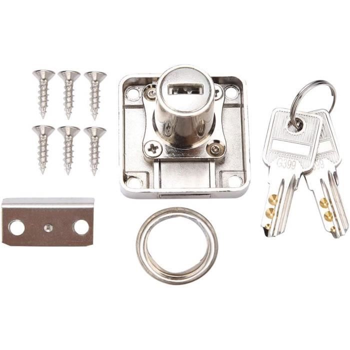 Serrure De Coffre - Fort De Verrouillage De Noyau De Cuivre, Serrure D' Urgence De Fleur De Prunier, 30mm, Ouvert