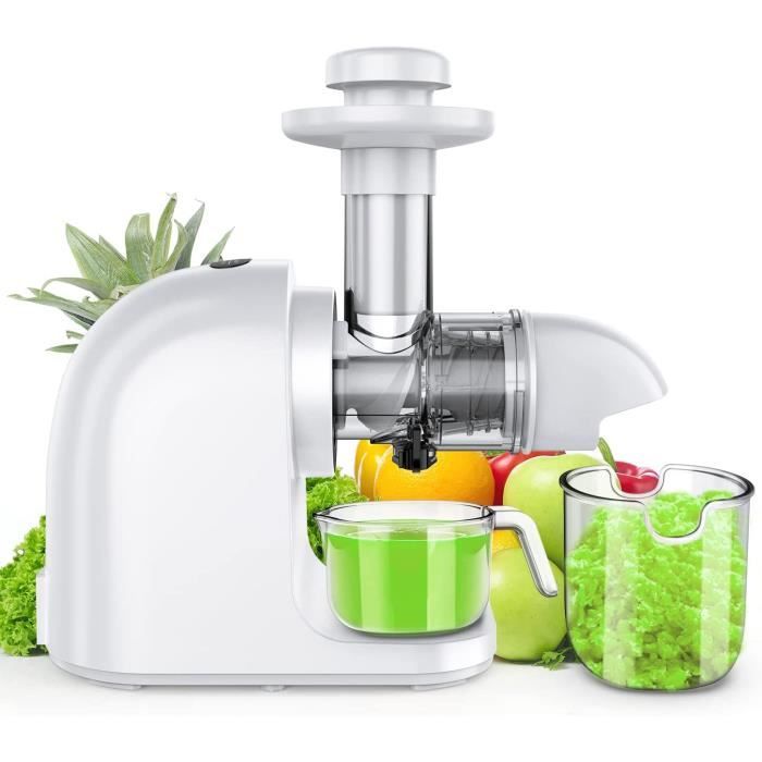 Extracteurs de Jus Lente 140W, Extracteur de Jus de Fruits et Légumes ...