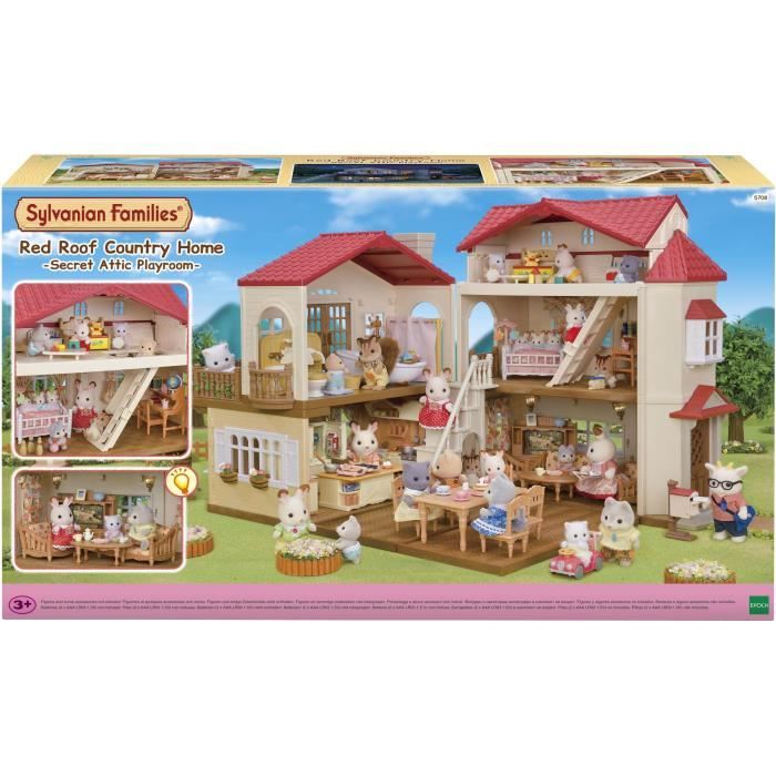 Maison eclairee et modulable SYLVANIAN FAMILIES 5708 Cdiscount Jeux Jouets