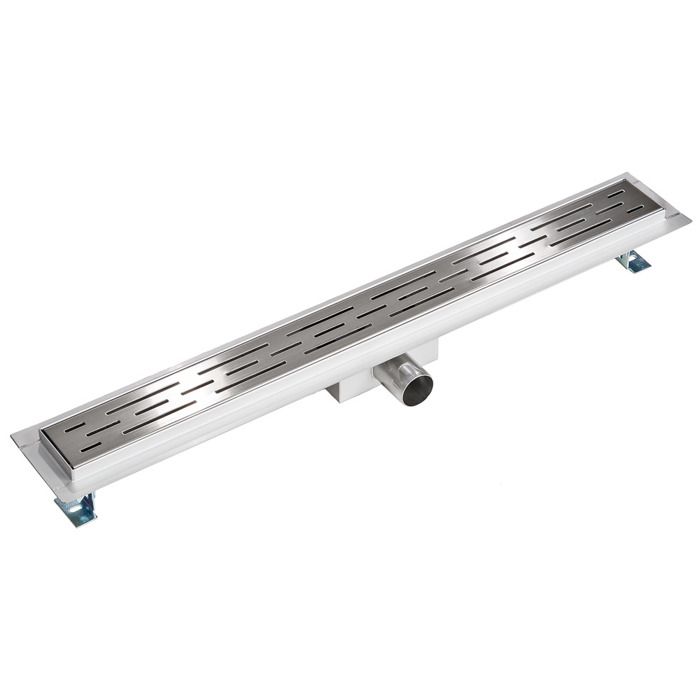 Caniveau de Douche 50 60 70 80 90 100 Italienne Vidage Écoulement Siphon Inox
