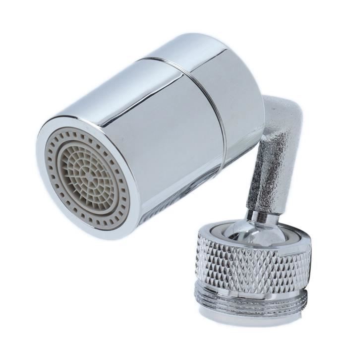 YID Tête de pulvérisateur de robinet Aérateur de Robinet d'vier Rotatif à  720° outillage robinetterie Dents externes M24