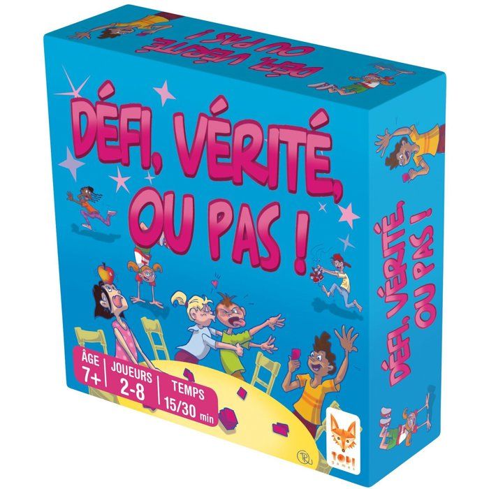 DEFI VERITE OU PAS ! - Jeu de Société - TOPI GAMES - 2 à 8 joueurs - Dès 7 ans