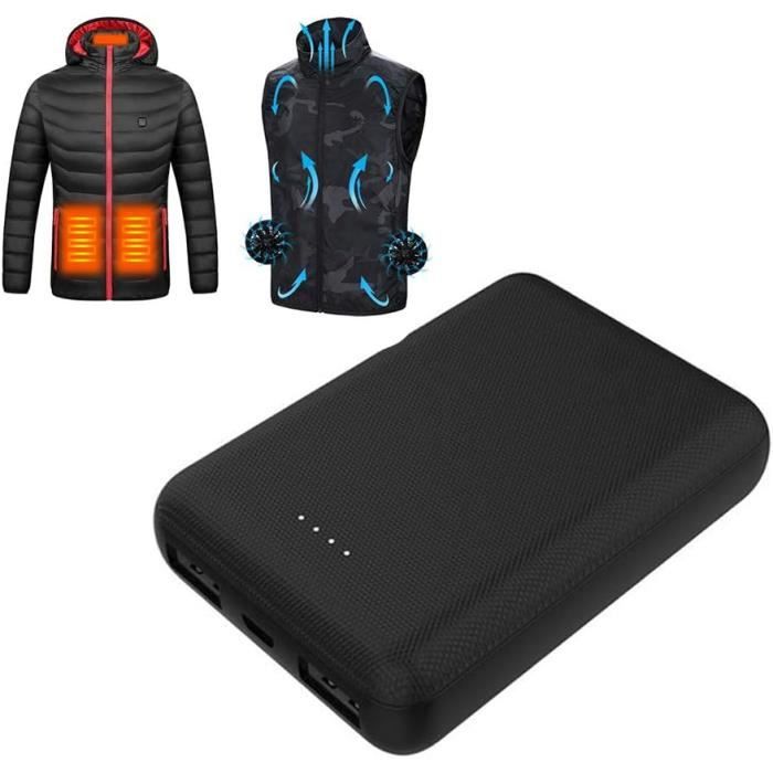 Batterie Externe, Batterie De Gilet Chauffant, 16000Ah Chargeur Portable Grande Capacité Rapide