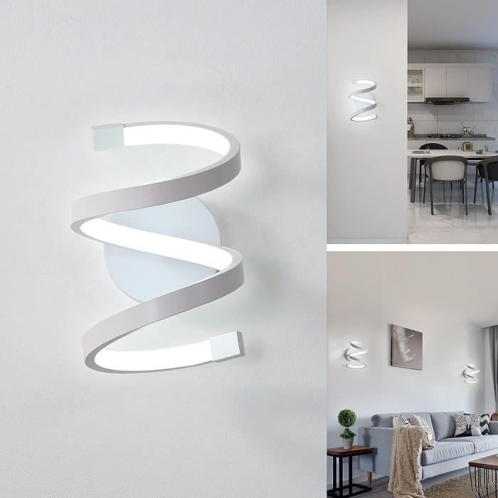 applique murale led 24w noir spirale simple créativité moderne murale en métal en aluminiu applique murale led 24w noir spirale simple créativité moderne murale en métal en aluminiu
