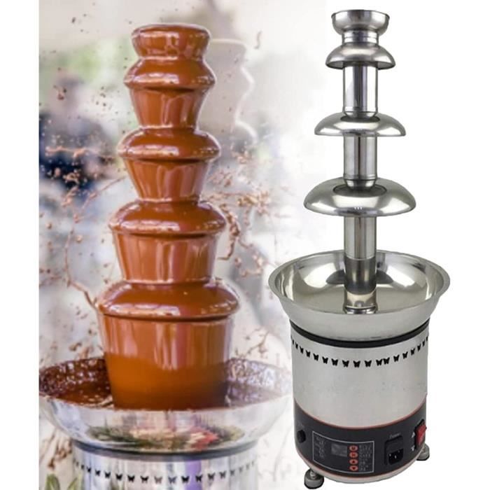 Nostalgia CLCF4AQ Machine à fontaine à fondue au chocolat électrique