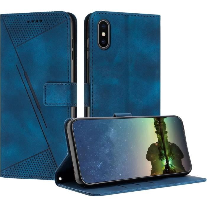 Coque de téléphone vintage léopard pour iPhone X XR XS