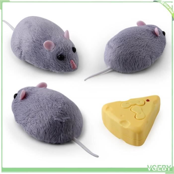 Comparer les prix de Jouet électronique - V GEBY - Souris télécommandée - Réaliste - Contrôle à distance - 4 modes de jeu