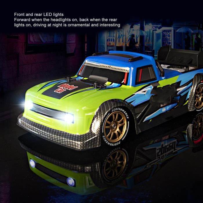 Senrusa Lumière De Police LED RC, Conception De Simulation, 4 Modes, Lampe Flash De Police RC, Lumière D'alarme Pour Voitures RC 1/8 1/10 (Rouge Bleu