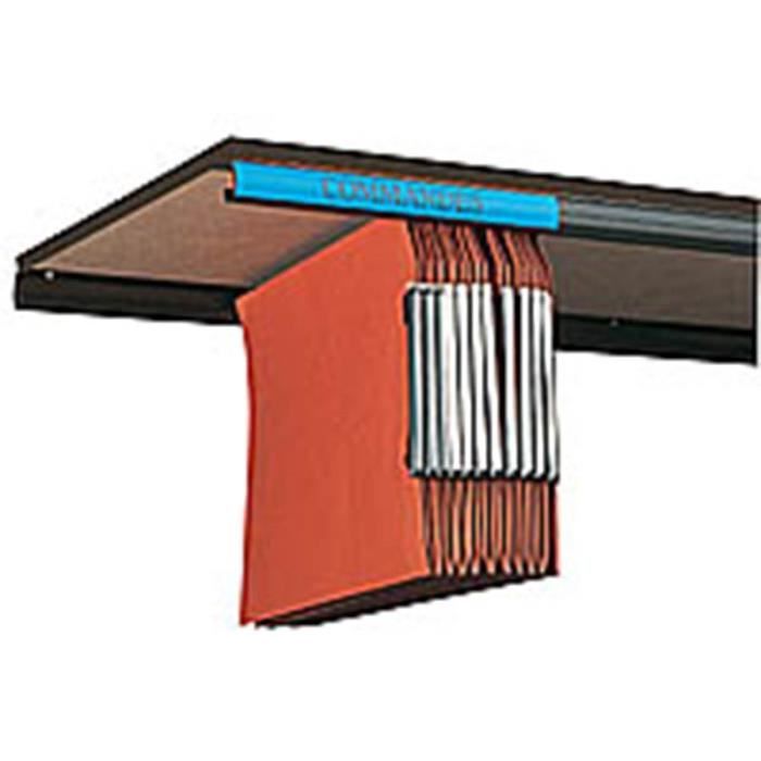 Kit de 2 rails plastique noir pour dossiers sus… Kit de 2 rails plastique noir pour dossiers sus…