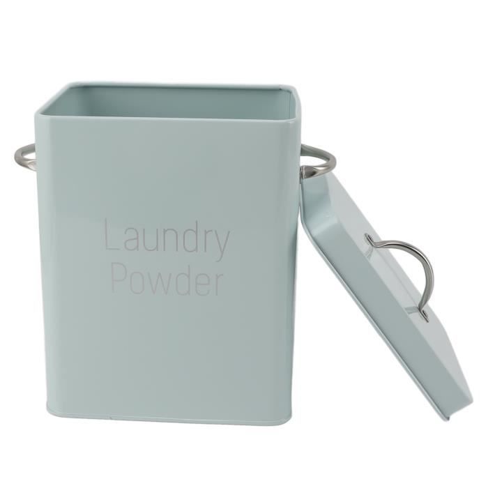 Boîte De Rangement Pour Dosettes De Lessive - Avec Couvercle, Plastique Transparent, 18,3x10,3x10,3 Cm, Organisateur Buanderie