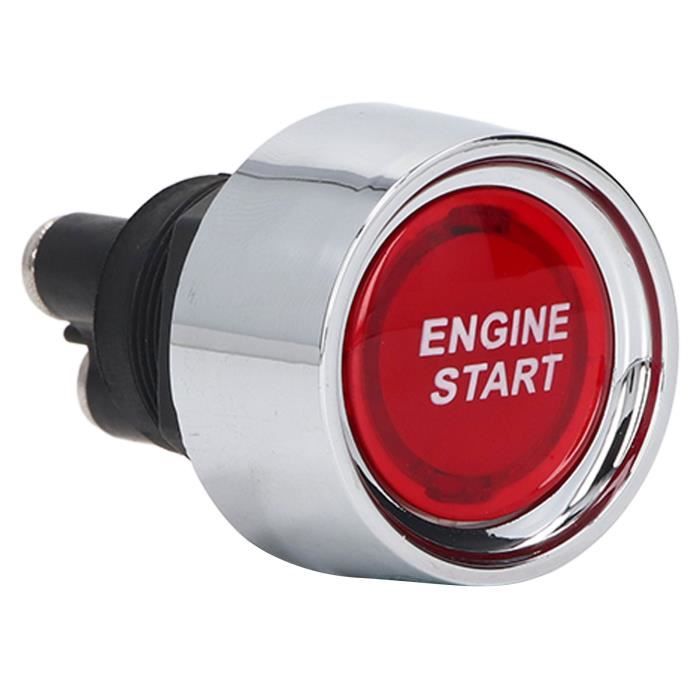 Autocollant Décoratif Pour Bouton Start/Stop BMW – Compatible Séries E (Rouge, Bleu, Argent, Noir)