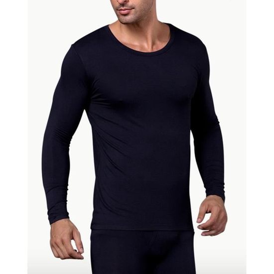 Maillot T-Shirt Thermique Homme Manches Longues sous-vêtements Respira