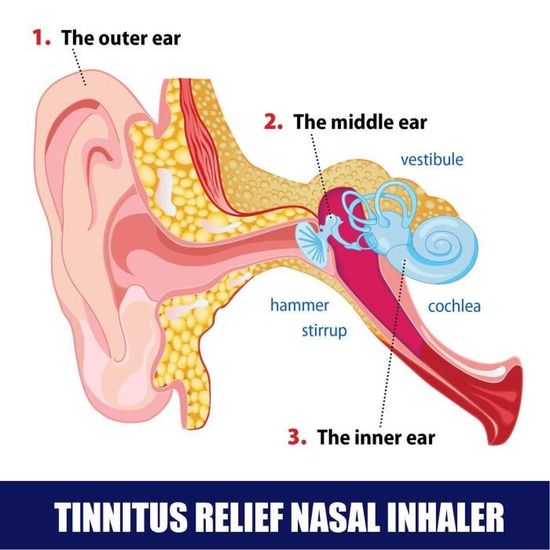 Dioche Inhalateur nasal pour le soulagement des acouphènes 4
