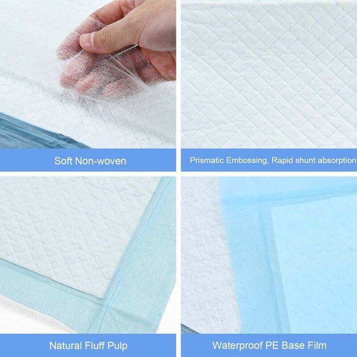 Alèses Jetables Bébé - Pack De 50 - 45x60cm - Absorbantes Et Imperméables - Pour Table à Langer