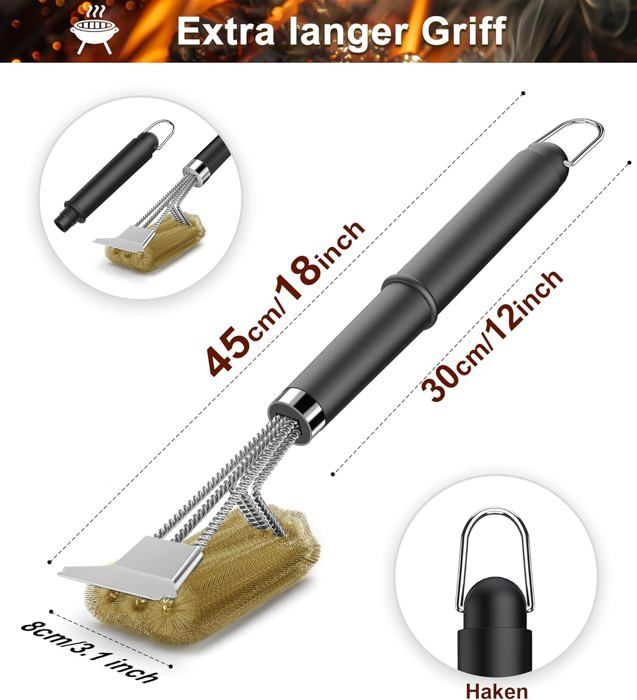 Gants De Barbecue Anti-chaleur Newpop 800°C - Silicone Antidérapant Avec Protection Avant-bras