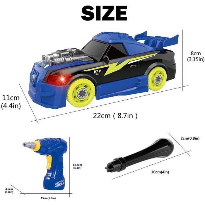 Theo Klein 8793 Bosch 3 en 1 Set de Construction Racing Team Pour Construire Différents Véhicules de Course I Jouet pour Enfants à Partir de Trois ans