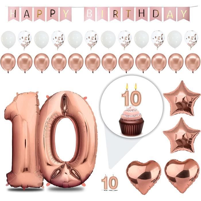 Décoration 10 Ans Anniversaire Fille Ballon 10 Ans Fille Anniversaire Décoration 10 Ans Anniversaire Fille Ballon 10 Ans Fille Anniversaire