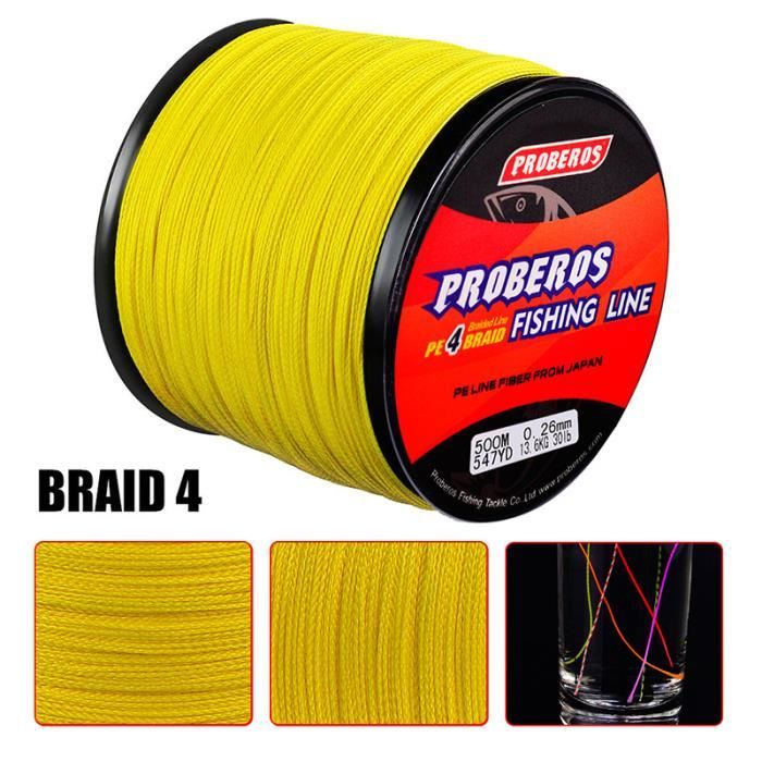 Powerpro 21100500500W Spectra Ligne De Pêche Tressée 50 Lb 500 Yd Multi