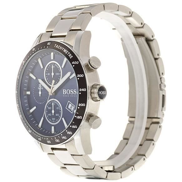 Montre Homme Hugo Boss Rafale 1513510 chronometre cadran noir