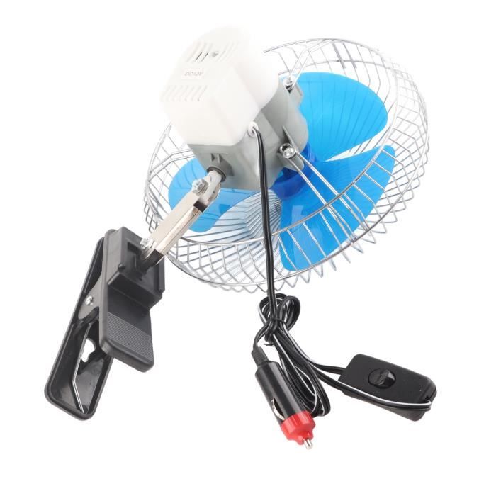 Ventilateur De Tableau De Bord 12V/24V – Compact, Pliable Et Silencieux | Rafraîchissement Voiture été