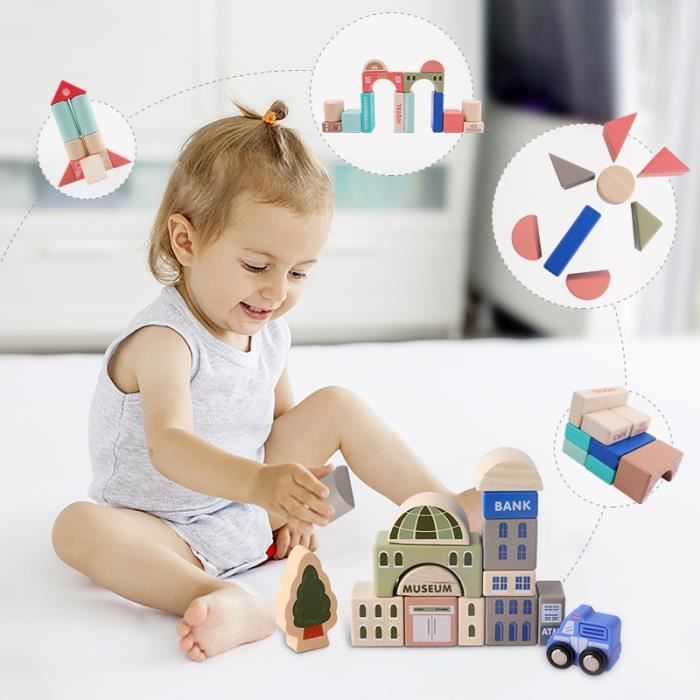 Lampadaire De Porte En Briques Accessoires Jouets Maison De Ville J Classique Route Bloc De Construction Creatif Briques Am