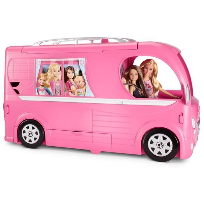 Camping car barbie cdiscount hot sale