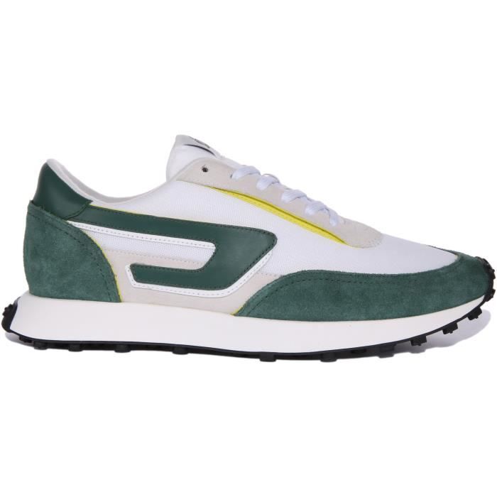 Diesel S-Racer LC Baskets à lacets en daim et maille pour hommes