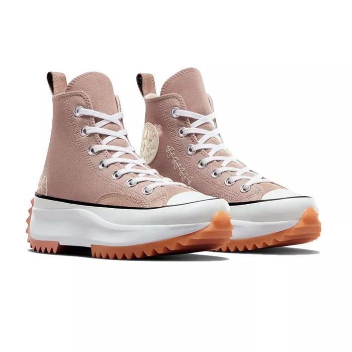 Converse Run Star Hike Converse Rose Pale Plateforme Brown