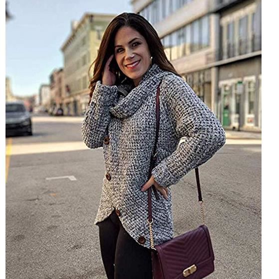 Shownicer Boléro Femme Manches Longues Cardigan Court En