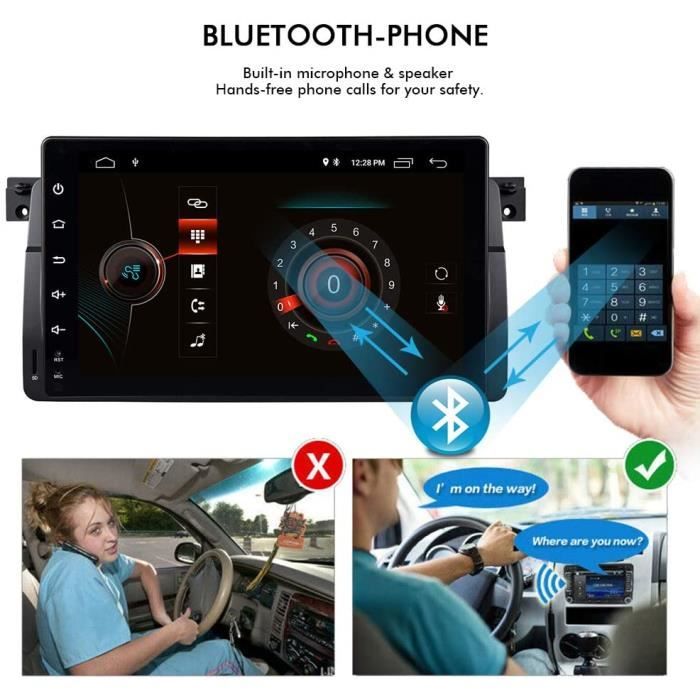 AWESAFE Autoradio Android 12 pour BMW E46 Rover 75 MG ZT [1Go+32Go] 7 Pouce  Écran Tactile GPS Bluetooth WiFi - Cdiscount Auto