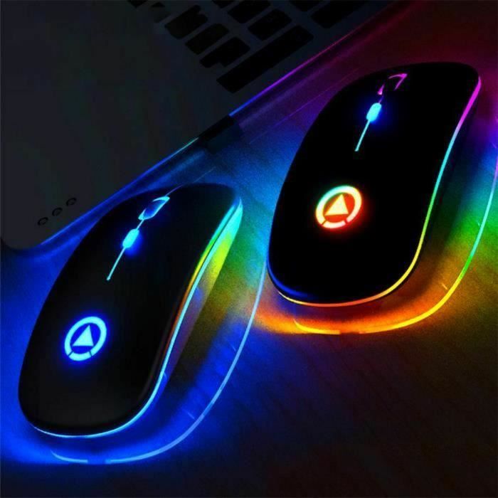 Souris optique sans fil ultra mince souris 2.4 ghz avec en ance