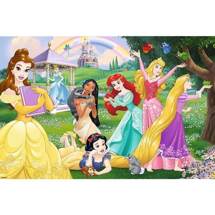 Puzzle Disney Princesses 24 pièces - TREFL - Double face avec livre de ...