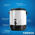 AREBOS Stérilisateur automatique 28L avec thermostat et température réglable 30-110°C-2