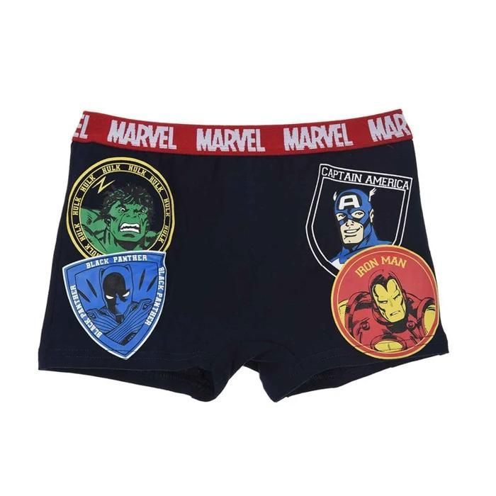 MARVEL Lot de Boxers Coton Garçon Marvel Avengers Multicouleur