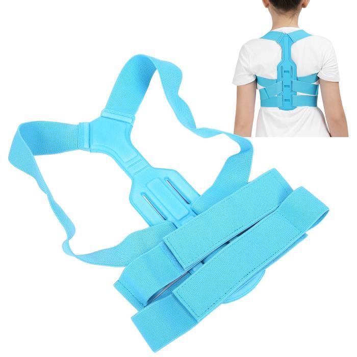 Atyhao Ceinture Redresse Dos Enfant Maintien Dos Réglable Bleu