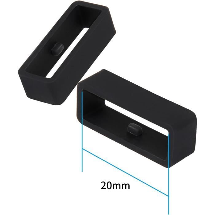 10 Passant Bracelet Montre Silicone Boucles De Bracelet Montre