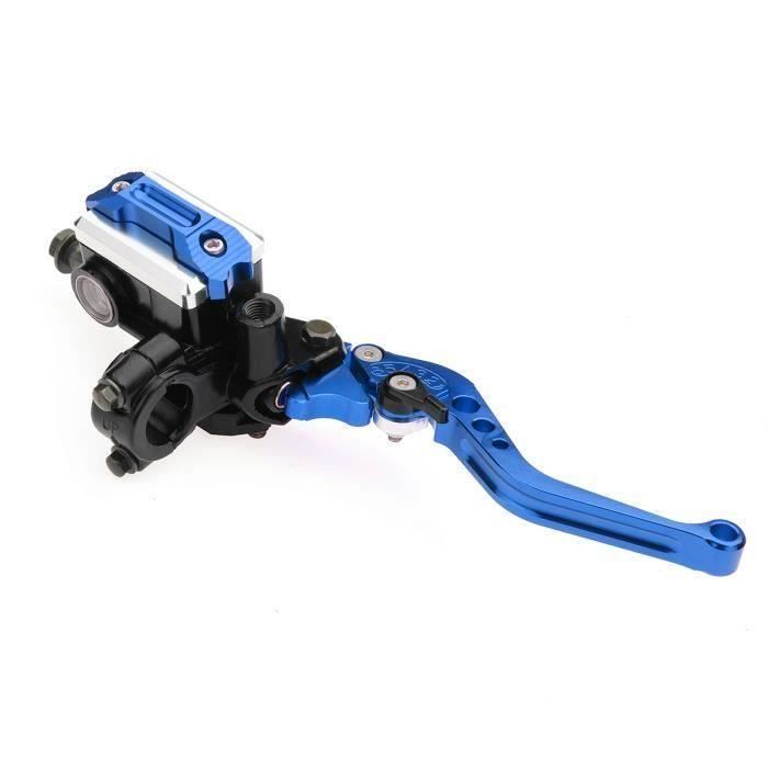 Protège-mains Réglables Pour Frein Moto – Alliage Aluminium – Compatible YAMAHA R1, R6, R7, MT09, TRACER 7 (Noir, Paire)
