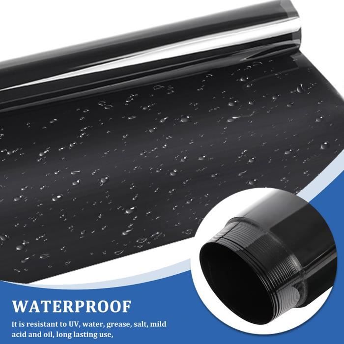 Film Teinté Voiture Solar Screen Panthera 295C - Noir Intense 95% - Largeur 51 Cm - Transmission 5% - Protection UV Et Chaleur